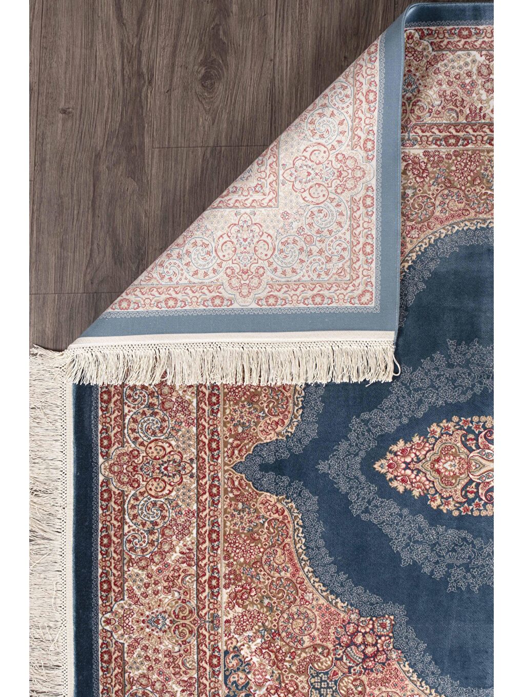 Lacivert Konfor Silkas 6710 İpek Dokuma Halı Büyük Ebatlı Salon Halısı-240x340-4