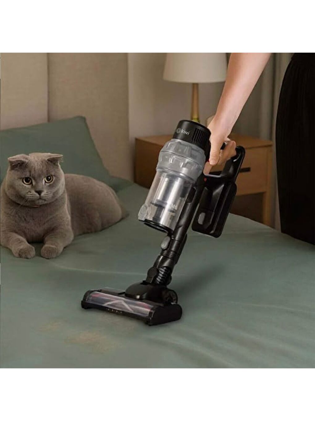 KVC-4040BLF Şarjlı Dikey Süpürge - Siyah - 14,8 Volt-2