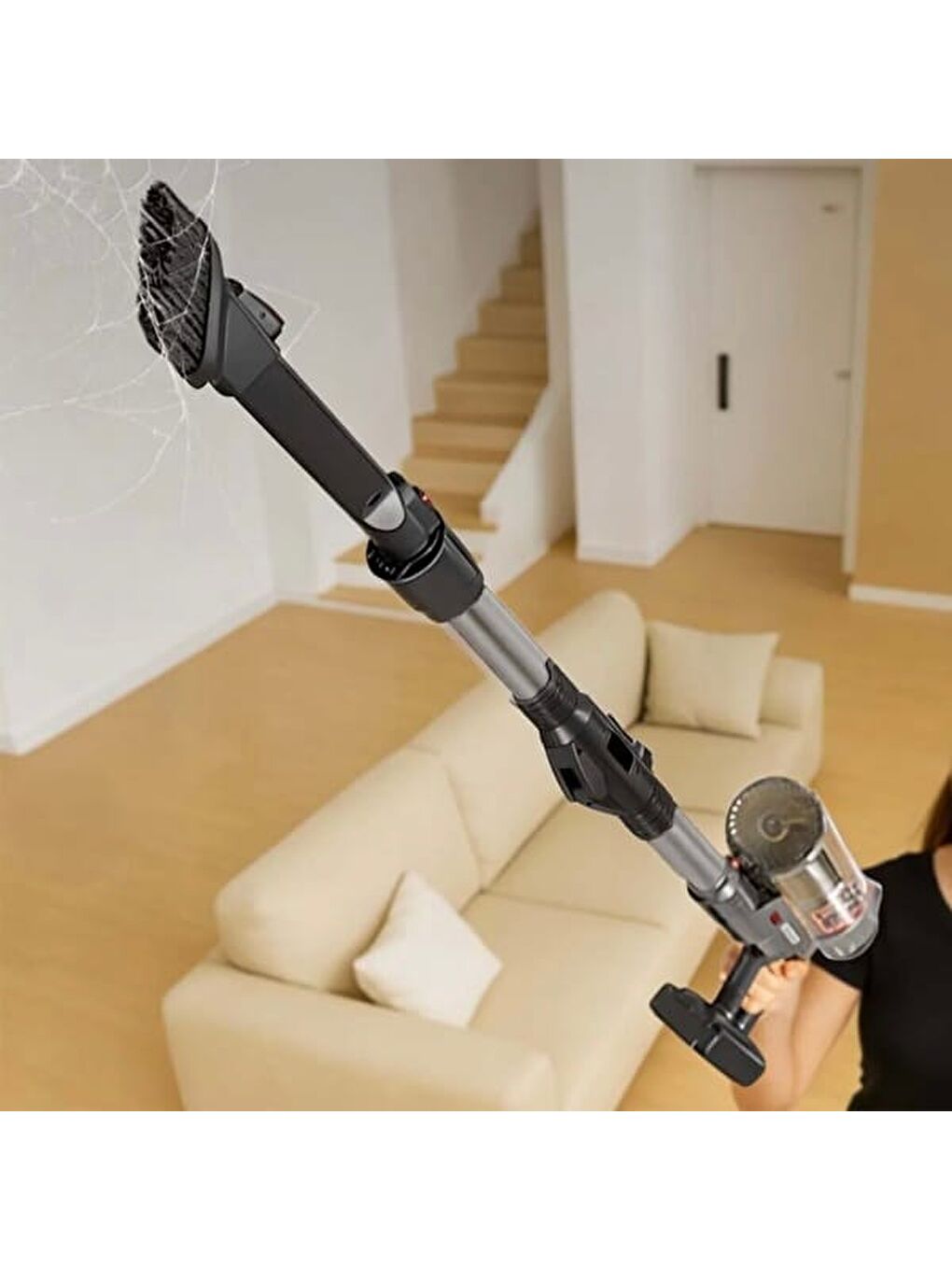 KVC-4040BLF Şarjlı Dikey Süpürge - Siyah - 14,8 Volt-3