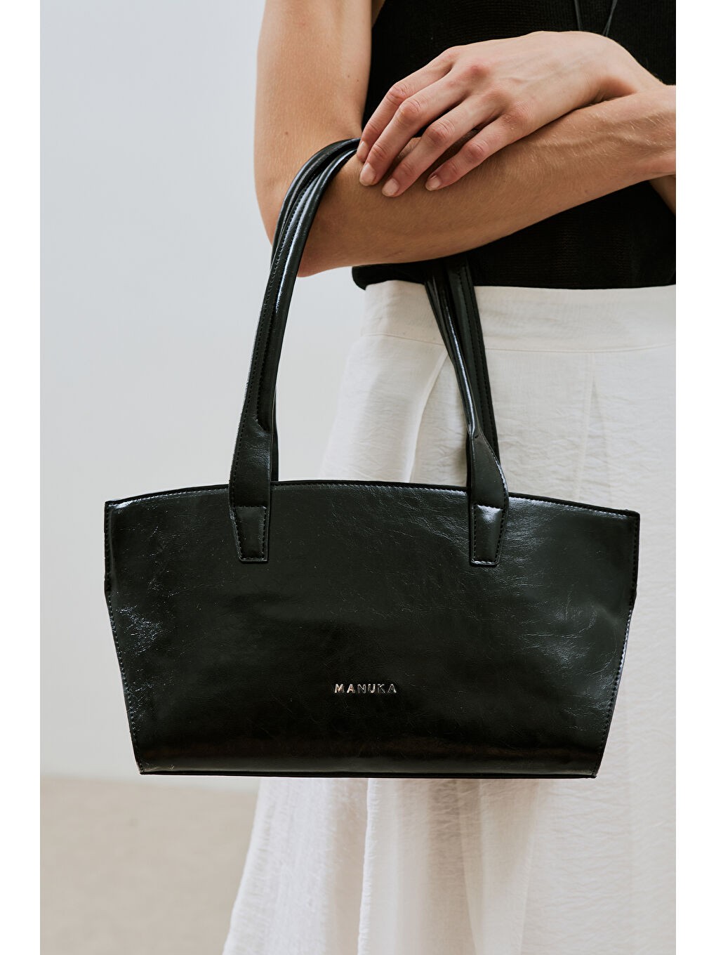 Siyah Ukıyo Omuz Çantası Black Tea