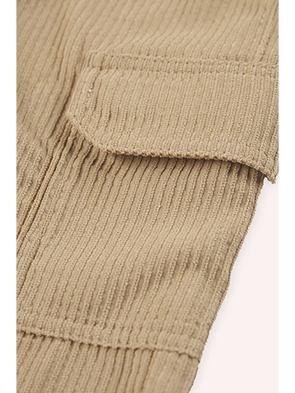 Erkek Bebek Fitilli Bej Pantolon-2