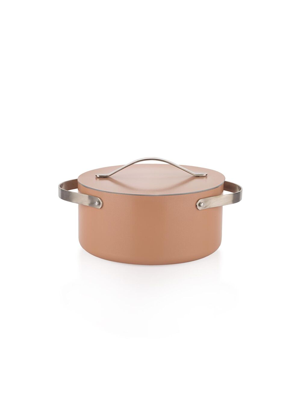 SCHAFER Pembe Moonlight 7 Parça Seramik Tencere Seti-Rosegold - 5