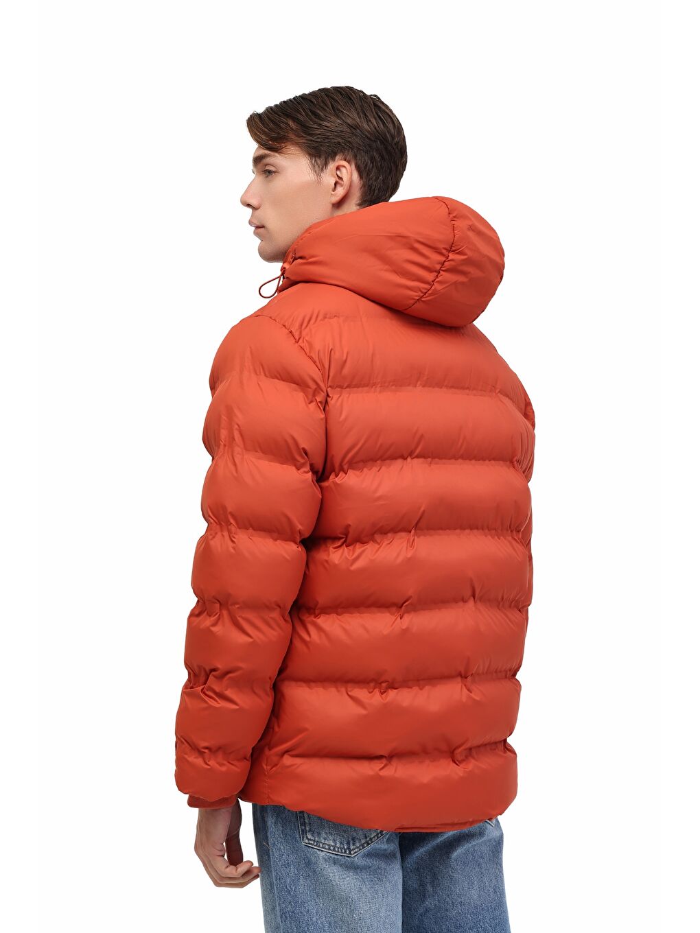 ML YAOCAN 1ARW-115 5PR Turuncu Erkek Kısa Şişme Mont-1