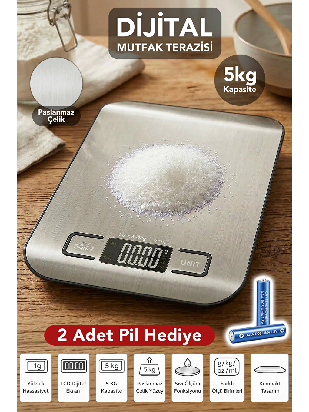Dijital Mutfak Tartısı