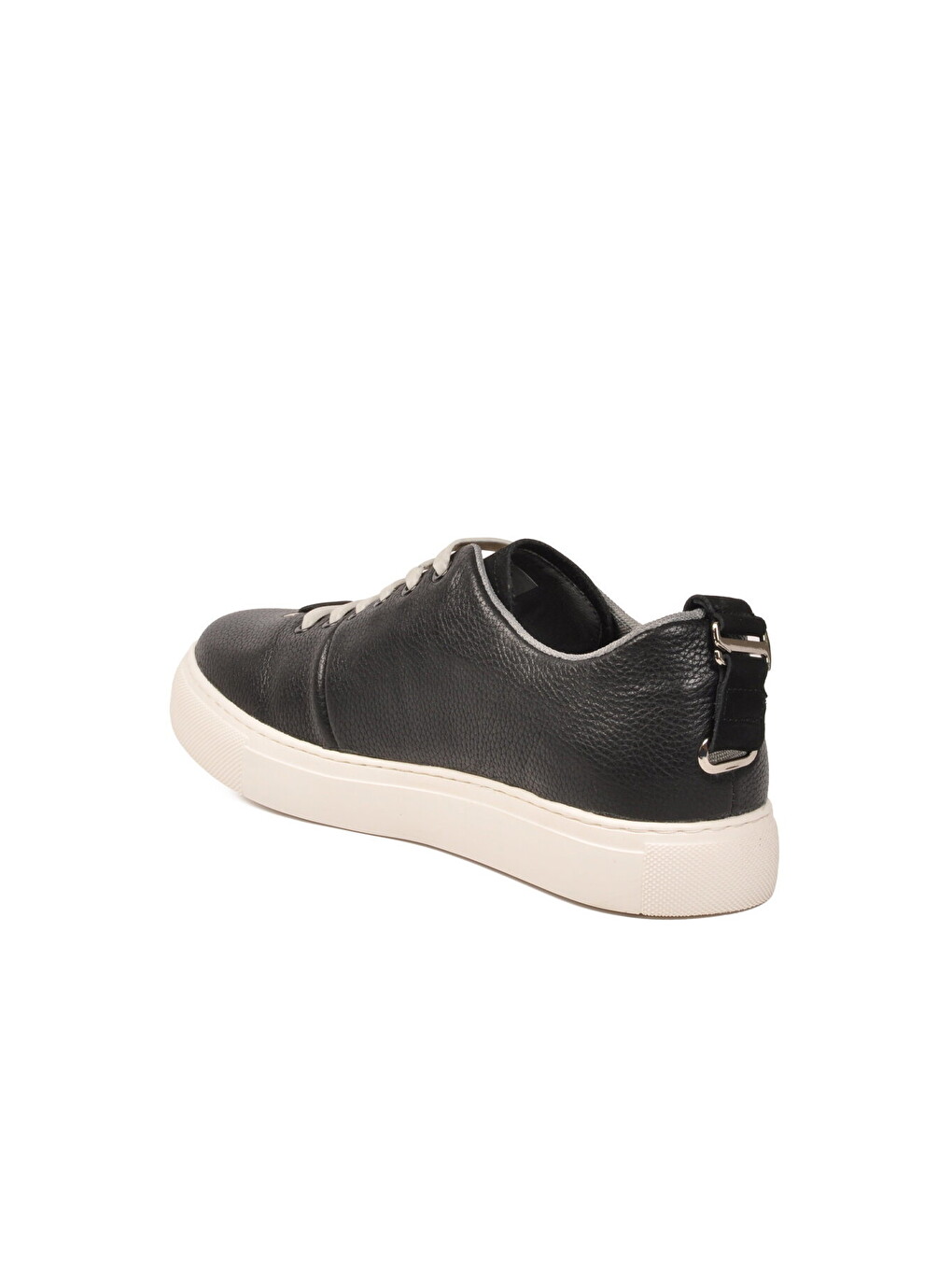 Siyah Hakiki Deri Erkek Casual Ayakkabı 25K515-2 M-3