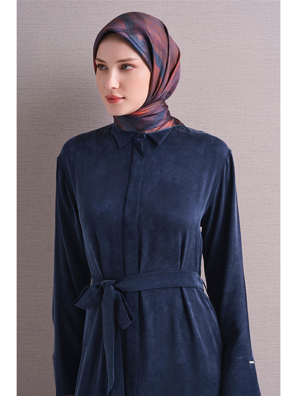 Mürdüm Saf İpek Twill Eşarp 9618d 80