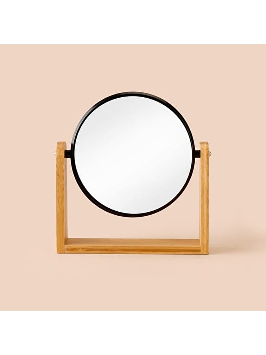 Bath Yuvarlak Makyaj Aynası - Siyah-3