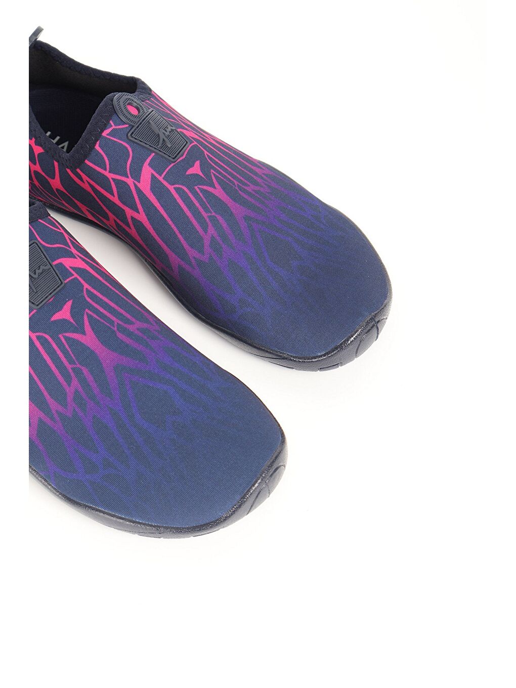 Fuşya Lacivert Desenli Kadın Deniz Ayakkabısı 3418-3