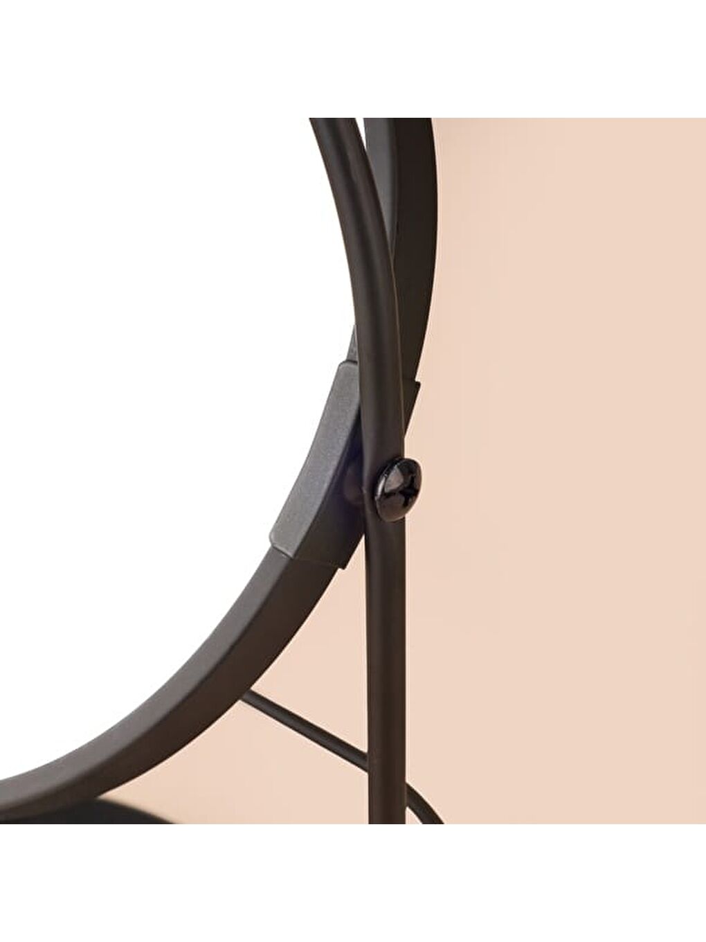 Bath Metal Makyaj Aynası - Siyah-3