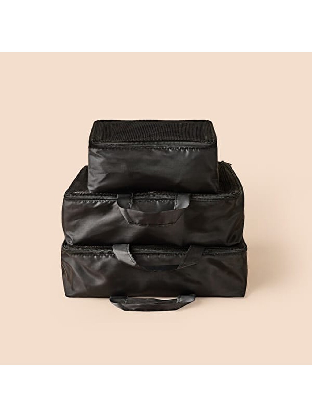 3'lü Valiz İçi Organizer Set - Siyah-2