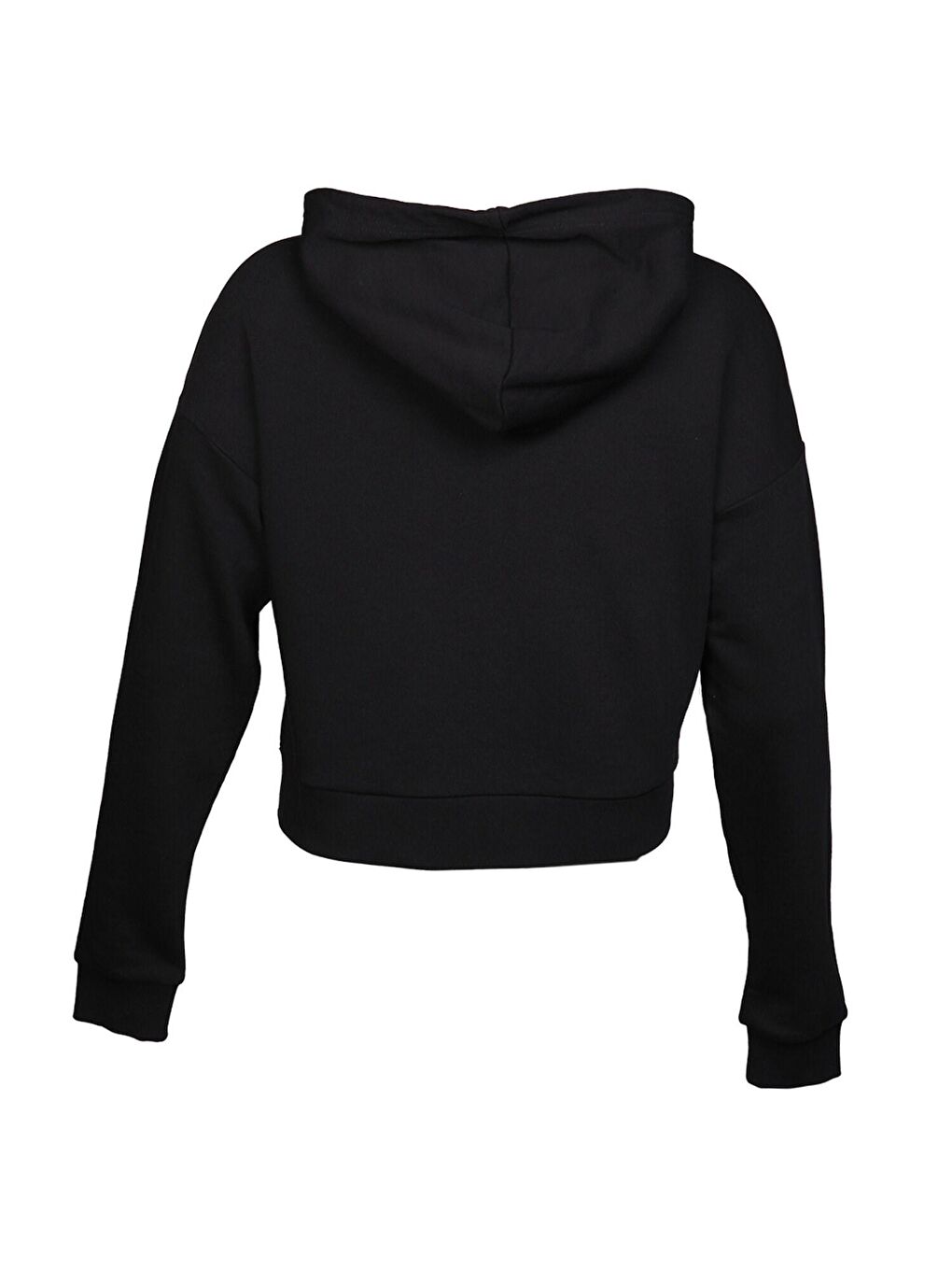 Hummel Siyah Raycel Kadın Siyah Kapüşonlu Crop Sweatshirt - 1