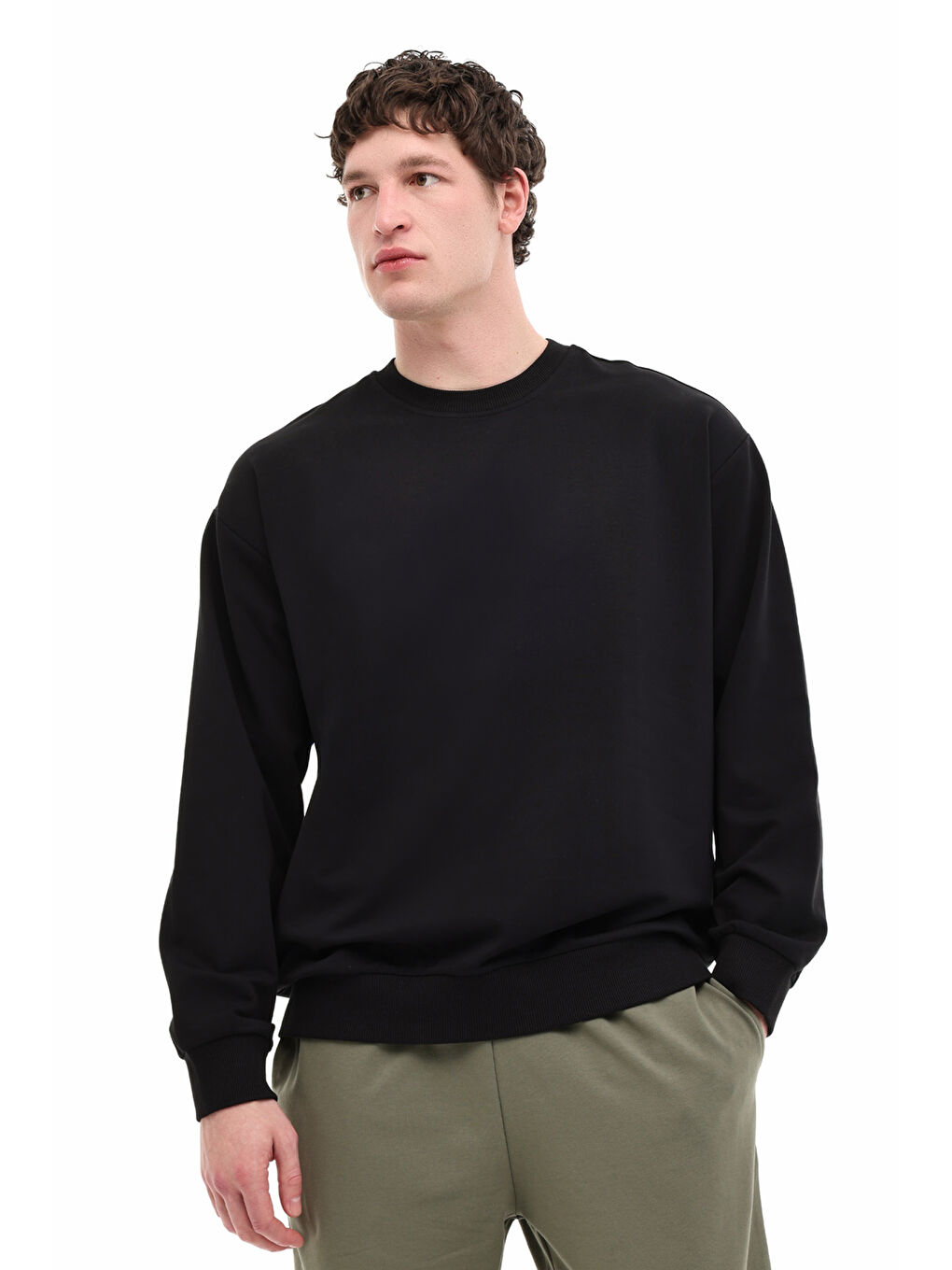 MB 16SN90 6FX Siyah Erkek Sweatshirt