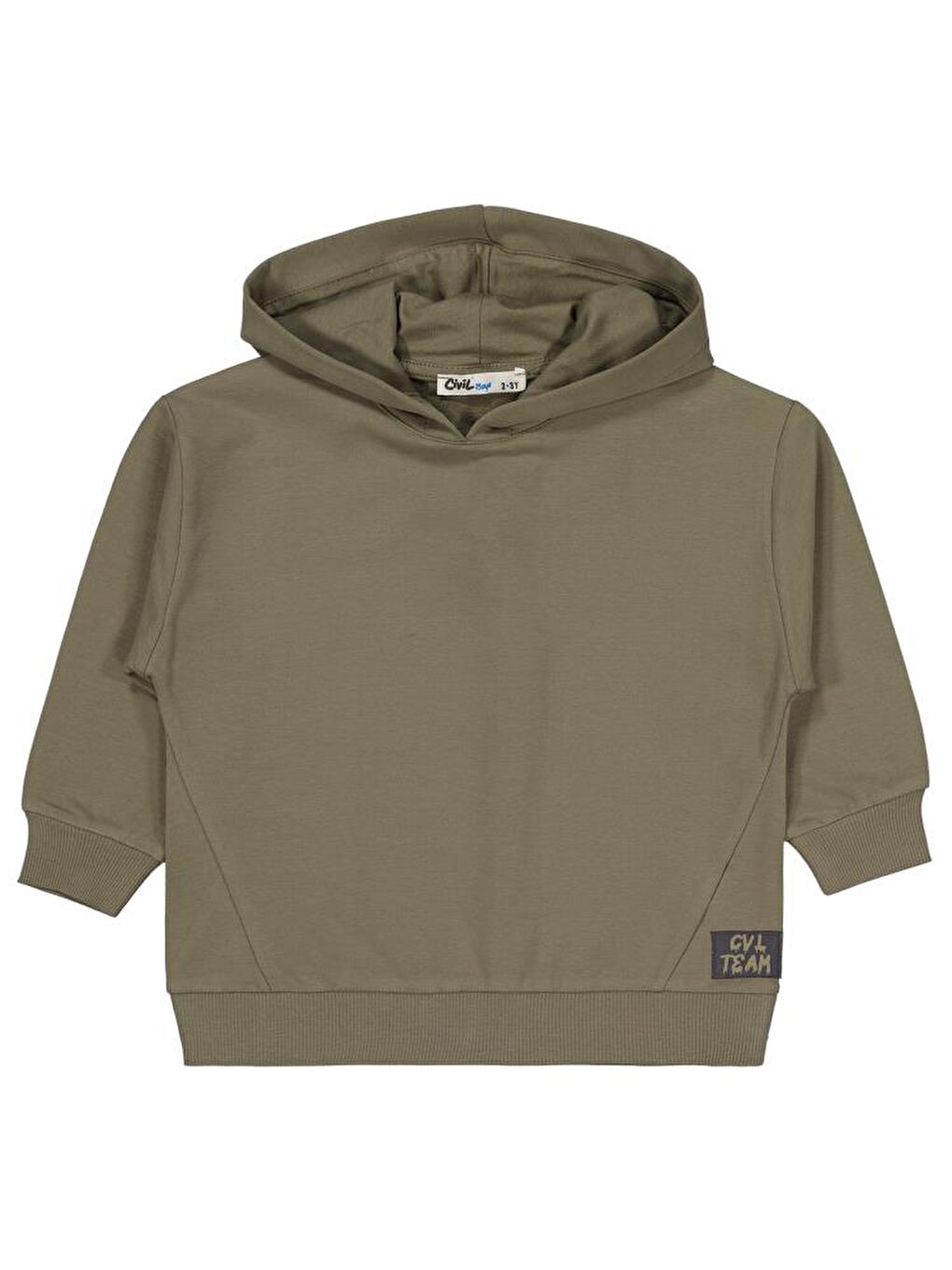 Boys Cvl Team Etiketli 2-5 Yaş Sweatshirt - Haki5-6 Yaş