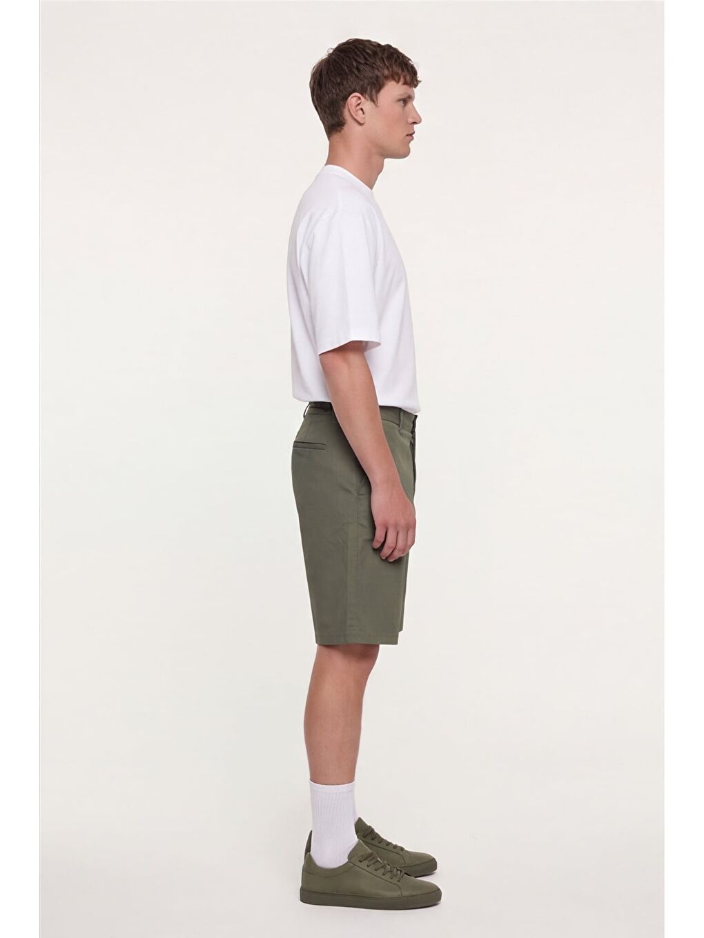 Haki Erkek Şort-2