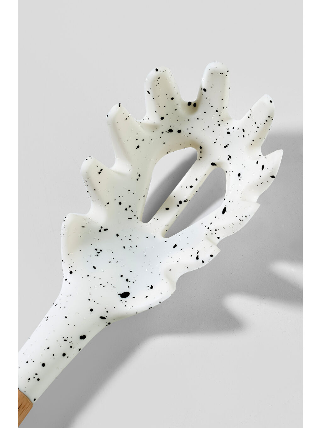 Beyaz Angela Ahşap Silikon 12 Parça Servis Takımı-3