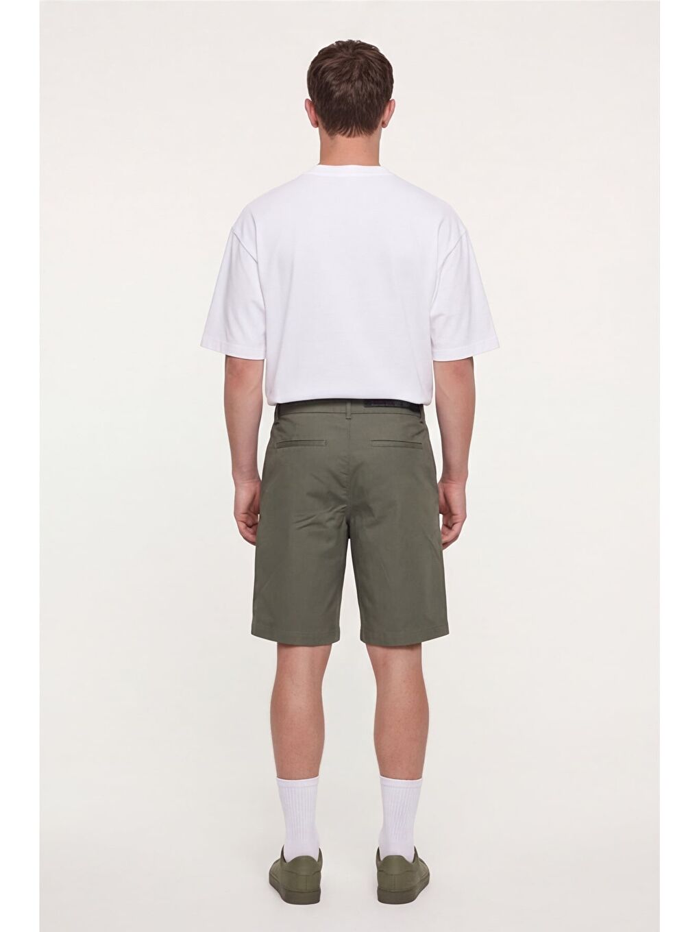 Haki Erkek Şort-3
