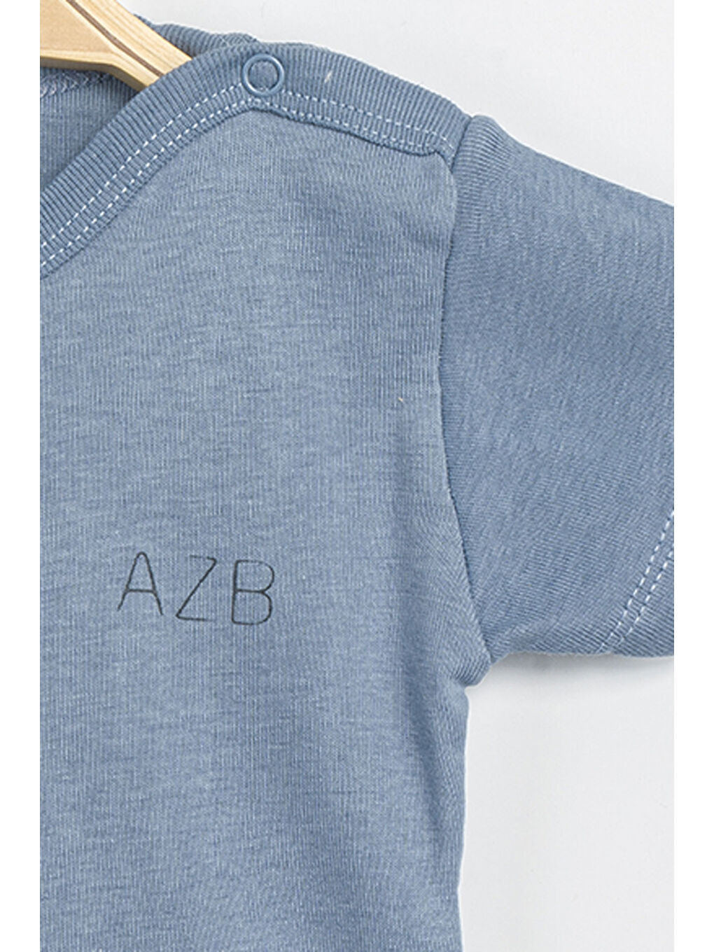 İndigo Erkek Kız Bebek Çıtçıtlı % 100 Pamuk Body & Zıbın-2