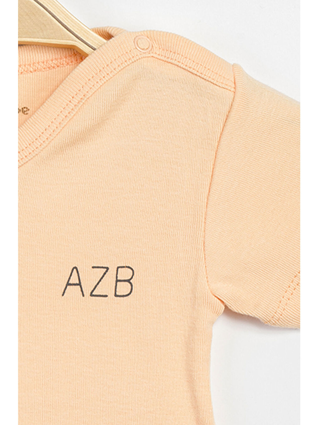 Pembe Erkek Kız Bebek Çıtçıtlı % 100 Pamuk Body & Zıbın-2