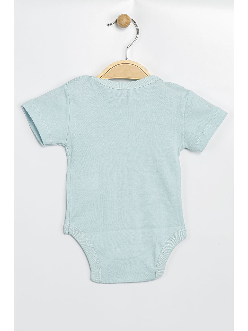 Yeşil Erkek Kız Bebek Çıtçıtlı % 100 Pamuk Body & Zıbın-1