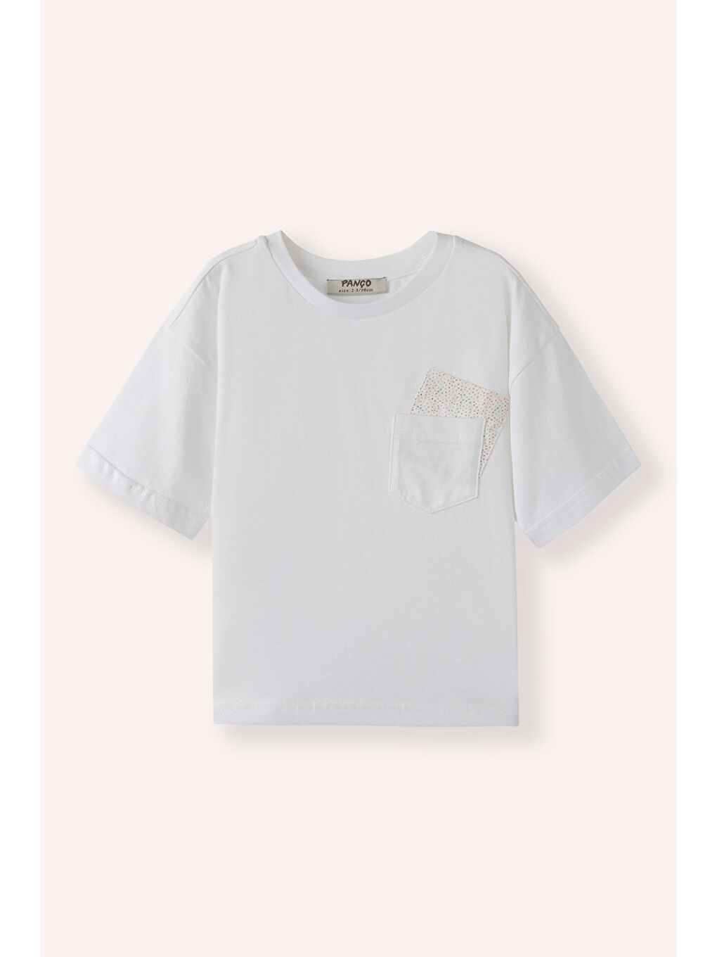 Erkek Çocuk Kısa Kollu T-Shirt Ekru