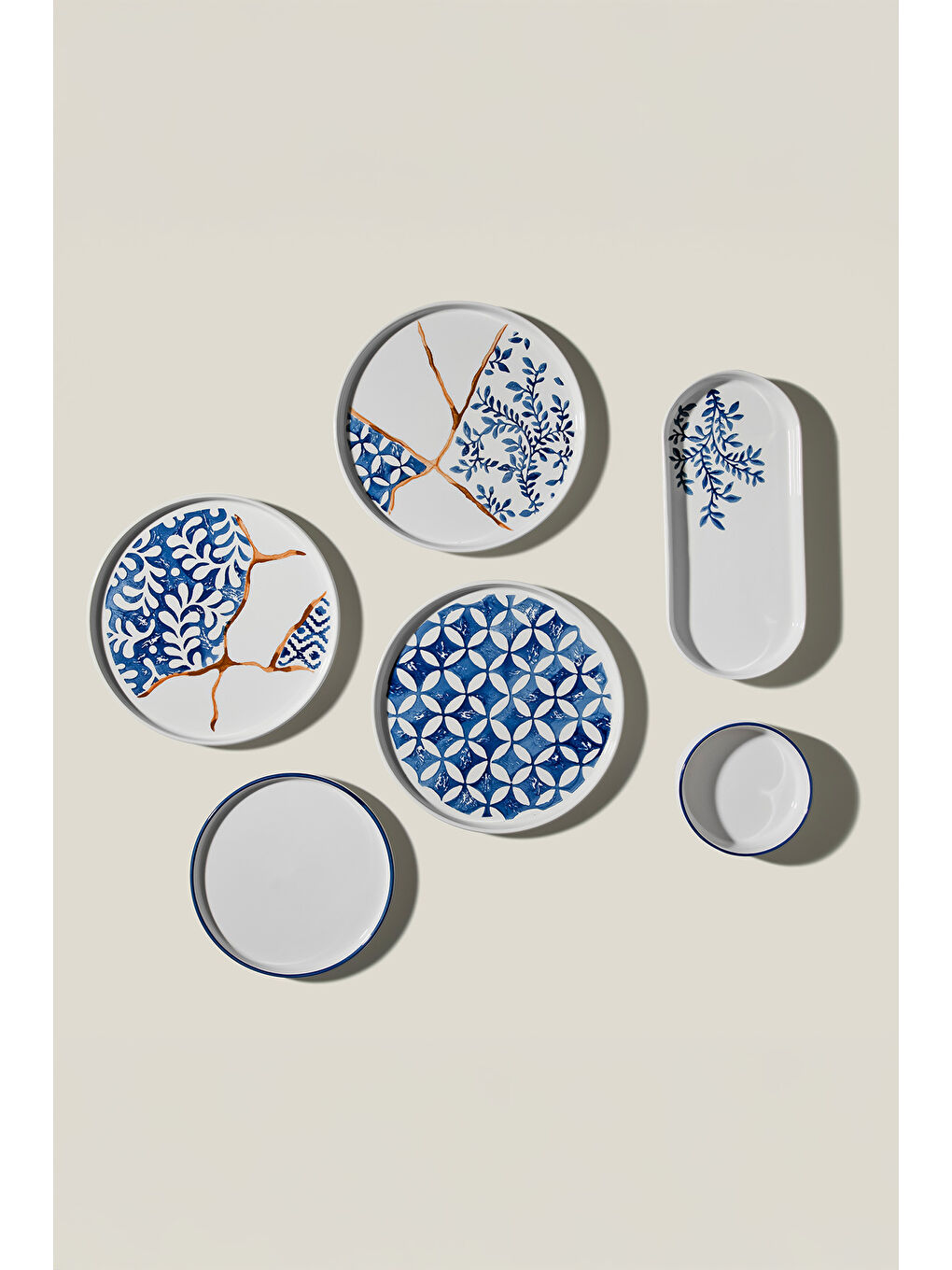 Renksiz Azure 6 Kişilik 15 Parça Seramik Kahvaltı Takımı-3