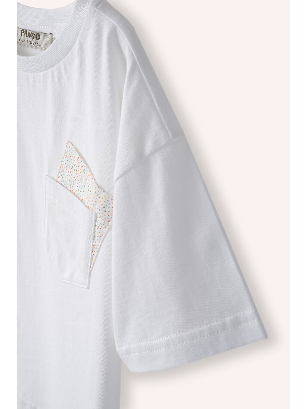 Erkek Çocuk Kısa Kollu T-Shirt Ekru-1