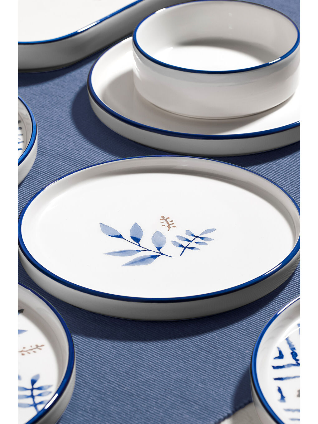 Mavi Blue Orange 6 Kişilik 13 Parça Seramik Kahvaltı Takımı-2