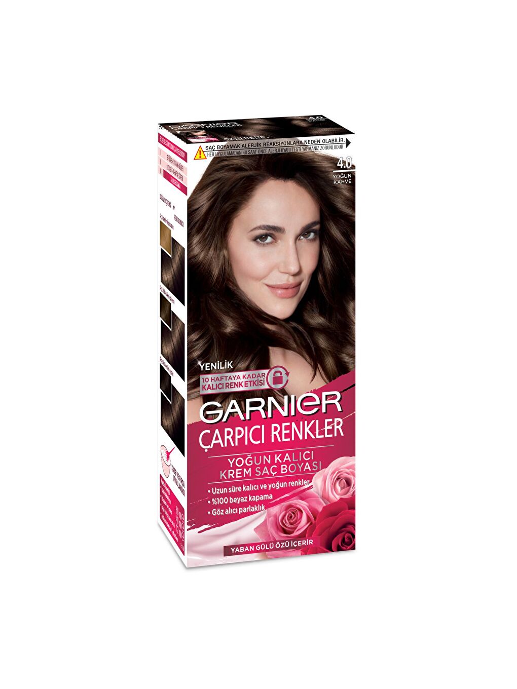 GARNIER Kahverengi Çarpıcı Renkler Saç Boyası 4.0 Yoğun Kahve - 2