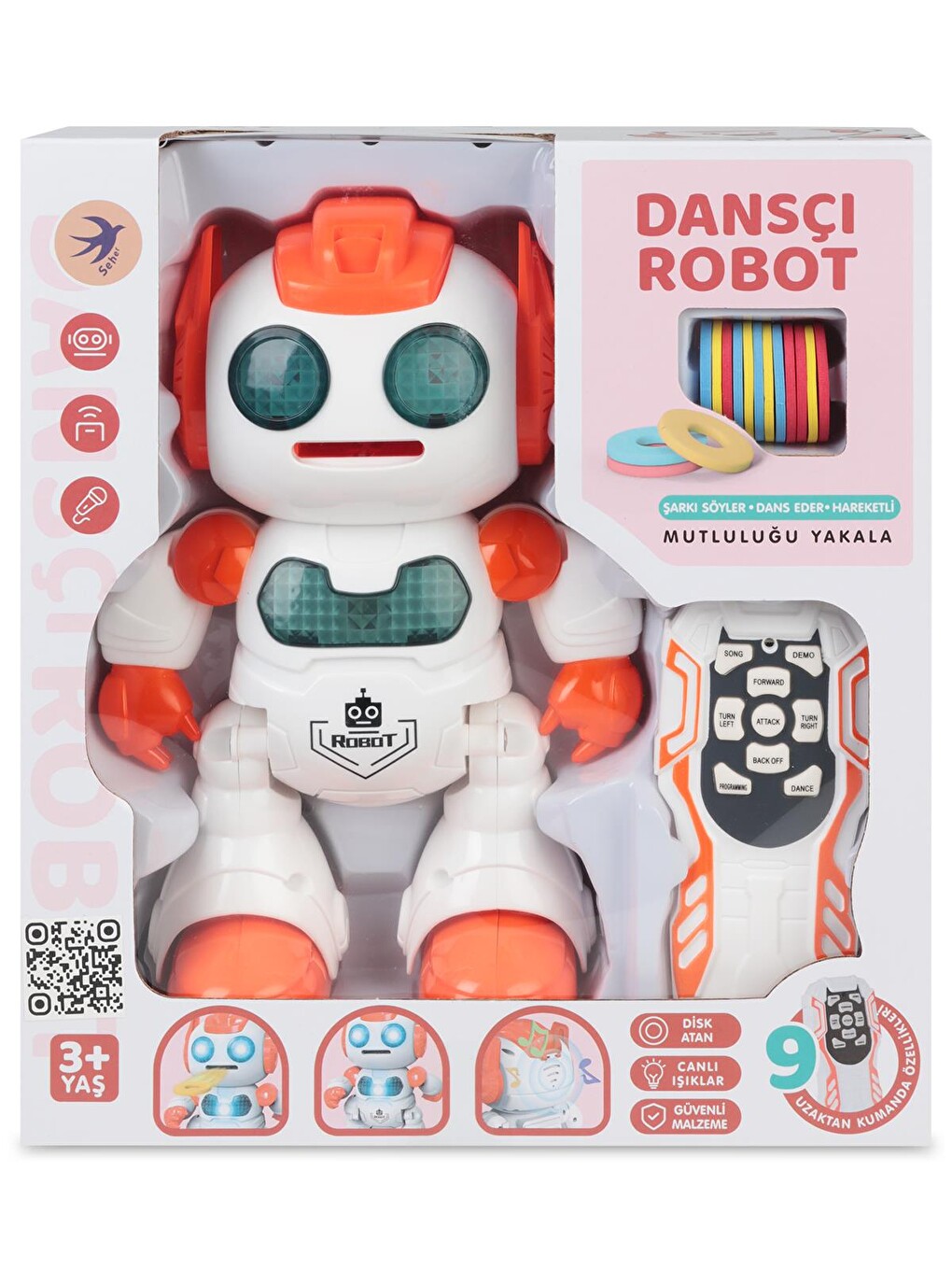 Seher Oyuncak Uzaktan Kumandalı Akıllı/dansçı Robot - Standart-1