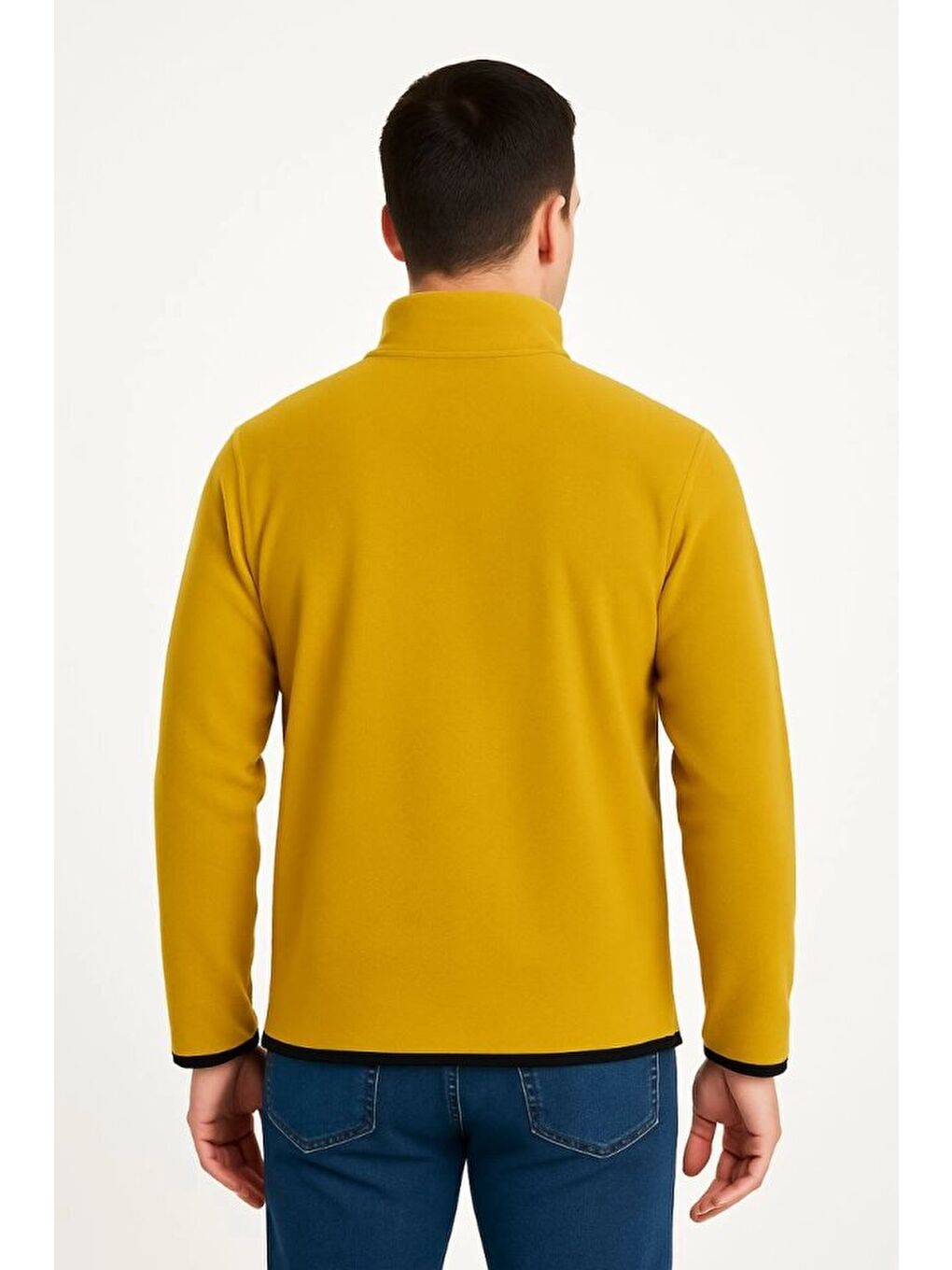 Sarı Erkek Polar Kazak-1