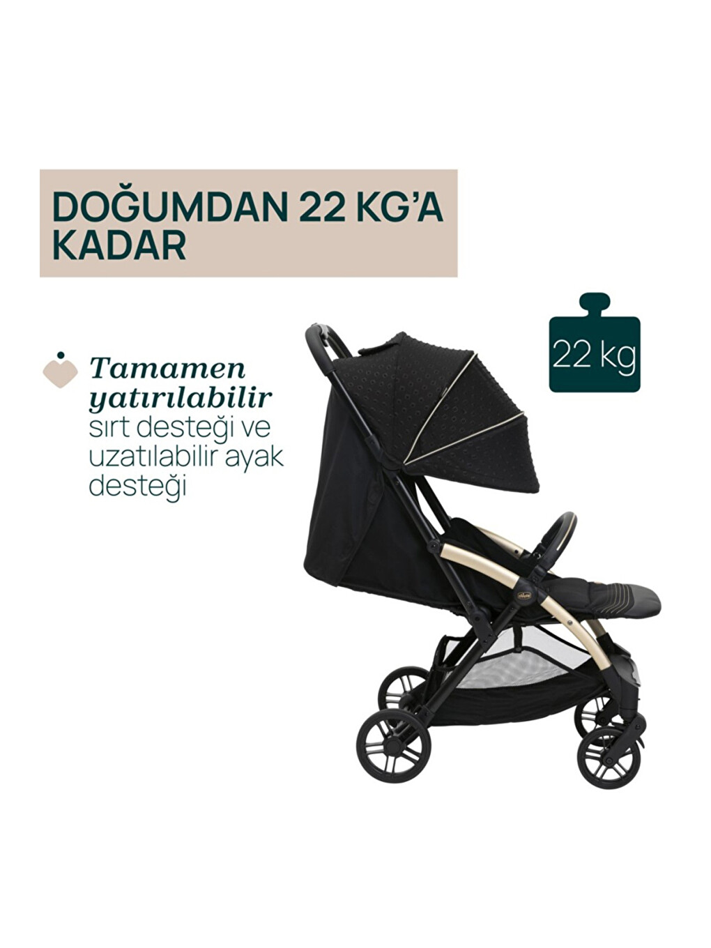 Goody Xplus Bebek Arabası Siyah-1