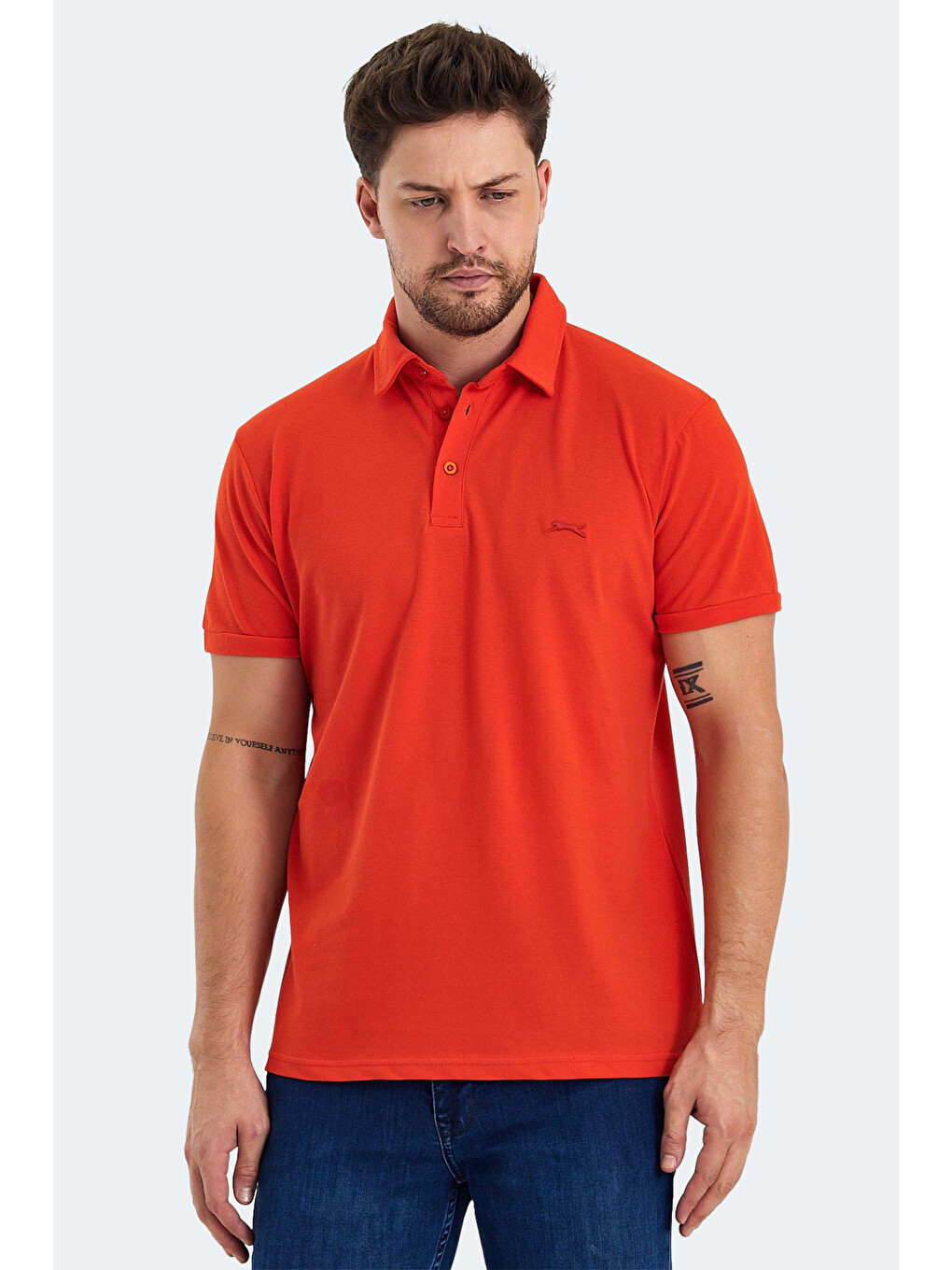 Karışık Klasse 3 Lü Set Erkek Polo Yaka Yeşil - Nane - Mercan Tişört-3