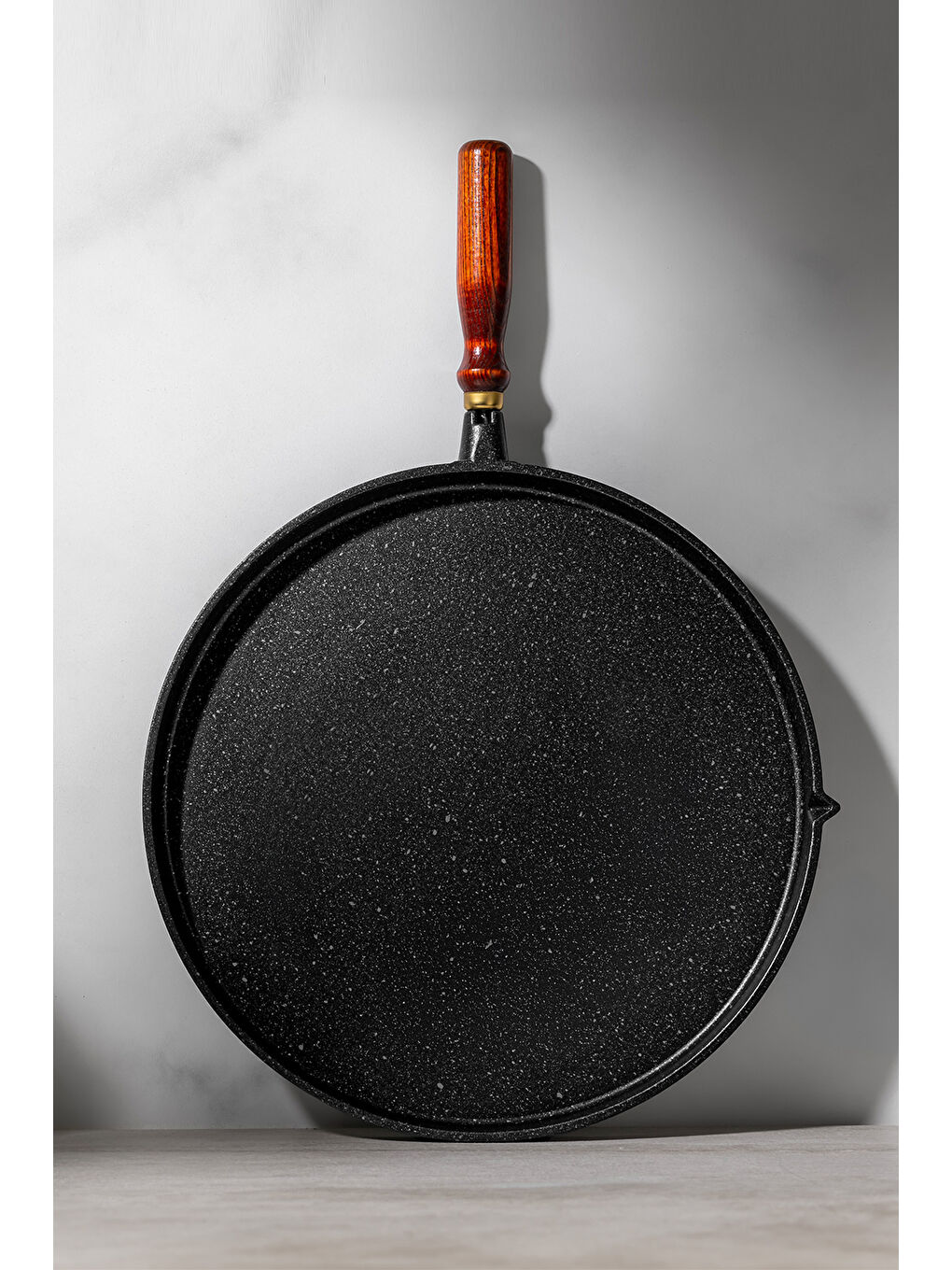 Siyah Flower Alüminyum Döküm Gözleme Tavası 36 Cm-5