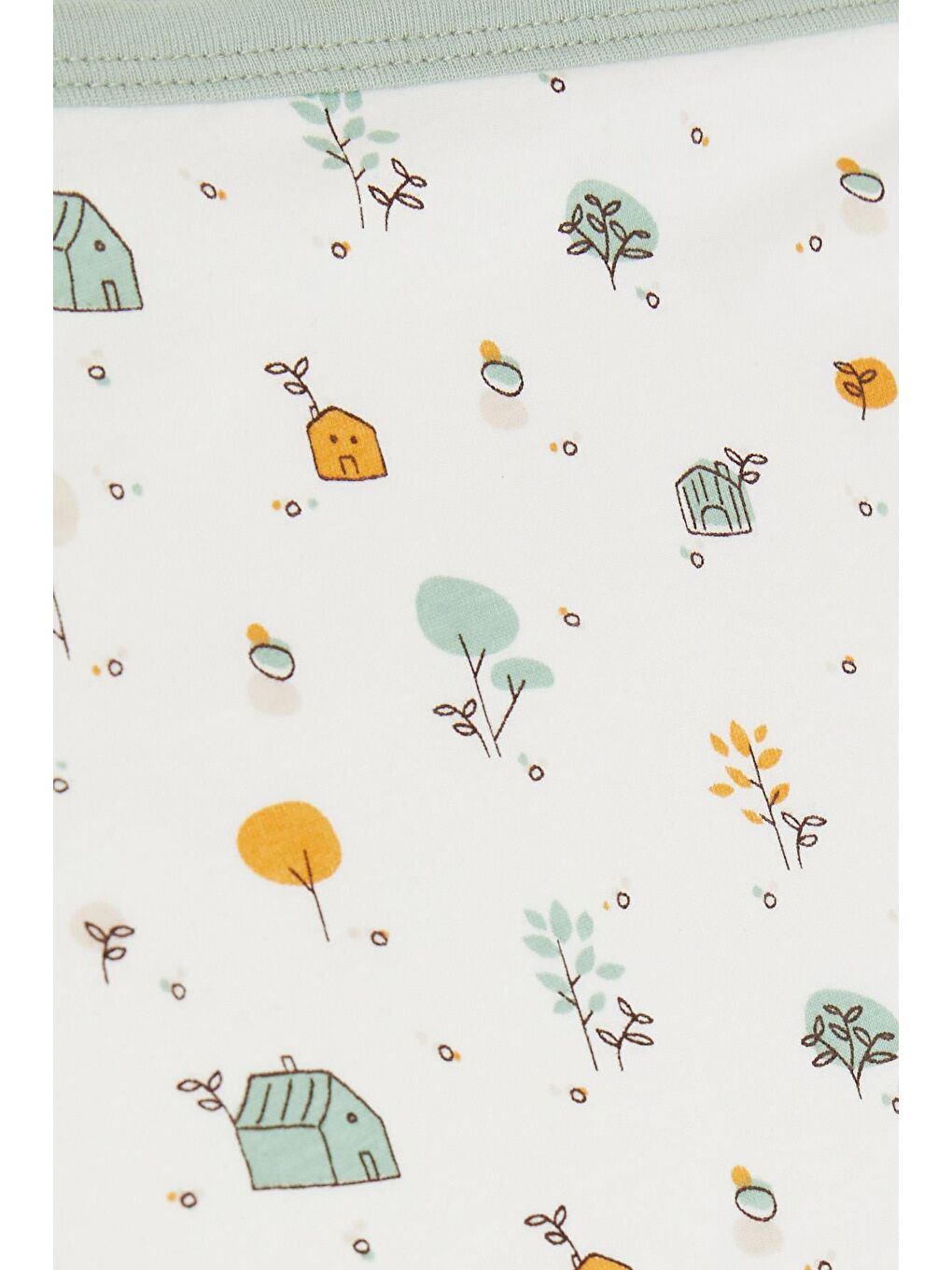 Yenidoğan Bebek Battaniyesi Bahar Temalı Ekru (75 X 85 Cm)-1