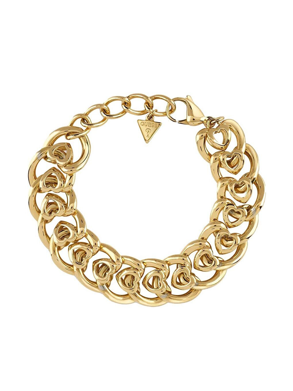 Sarı JGUJUBB05454JWYGS Kalpli Kadın Bileklik