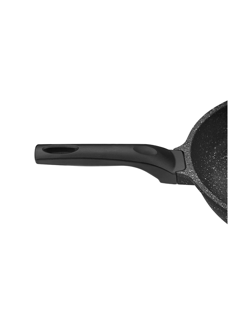 Siyah 2 Parça Alüminyum Döküm Granit 20-24 cm Tava Takımı-1