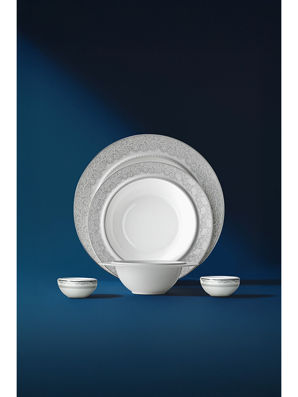 Beyaz Margaret Mary 57 Parça Porselen Yemek Takımı-4