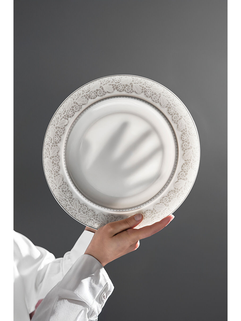 Beyaz Margaret Mary 57 Parça Porselen Yemek Takımı-5