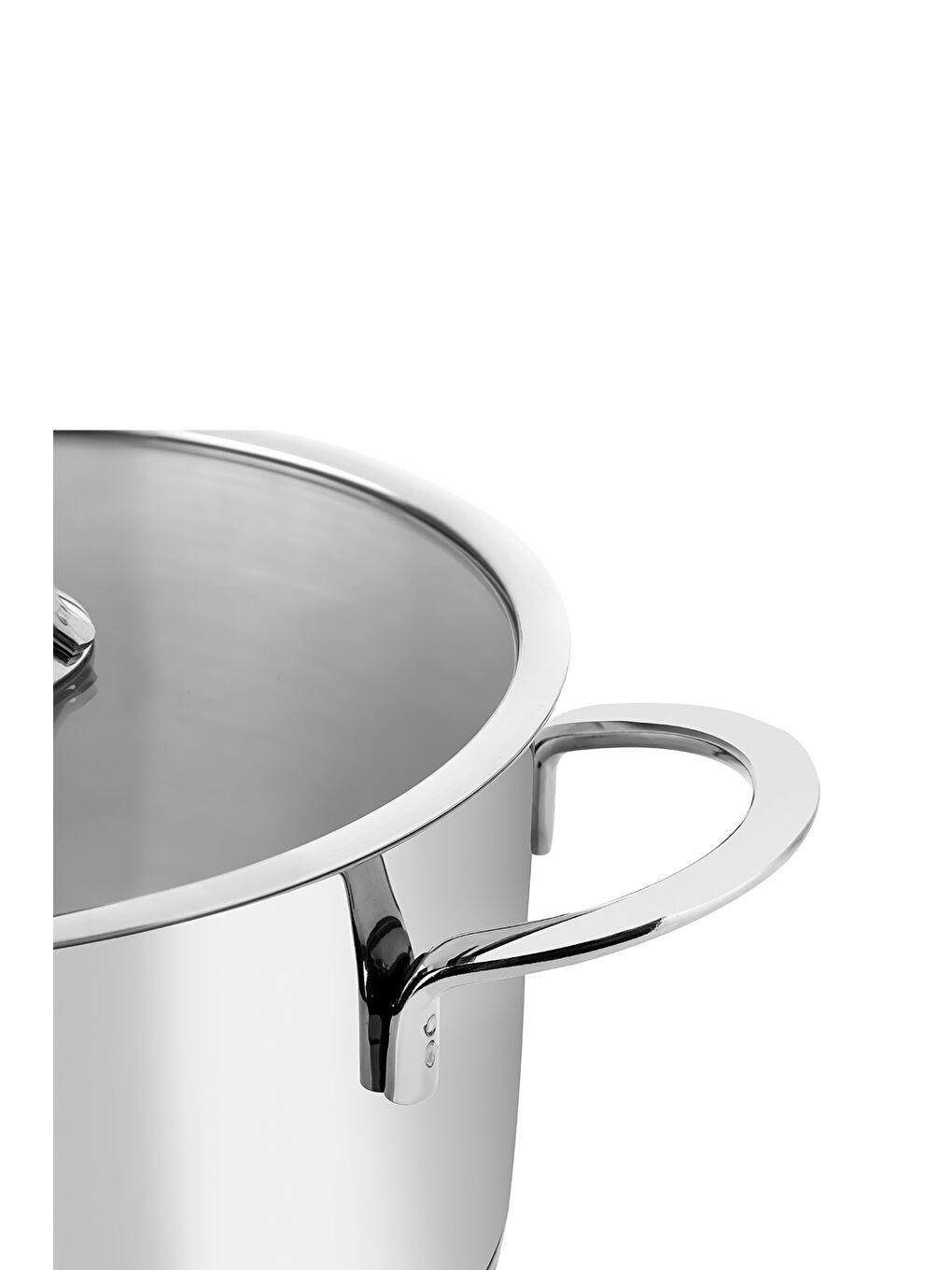 Gri Silver Trend 20 cm Paslanmaz Çelik Derin Tencere-4