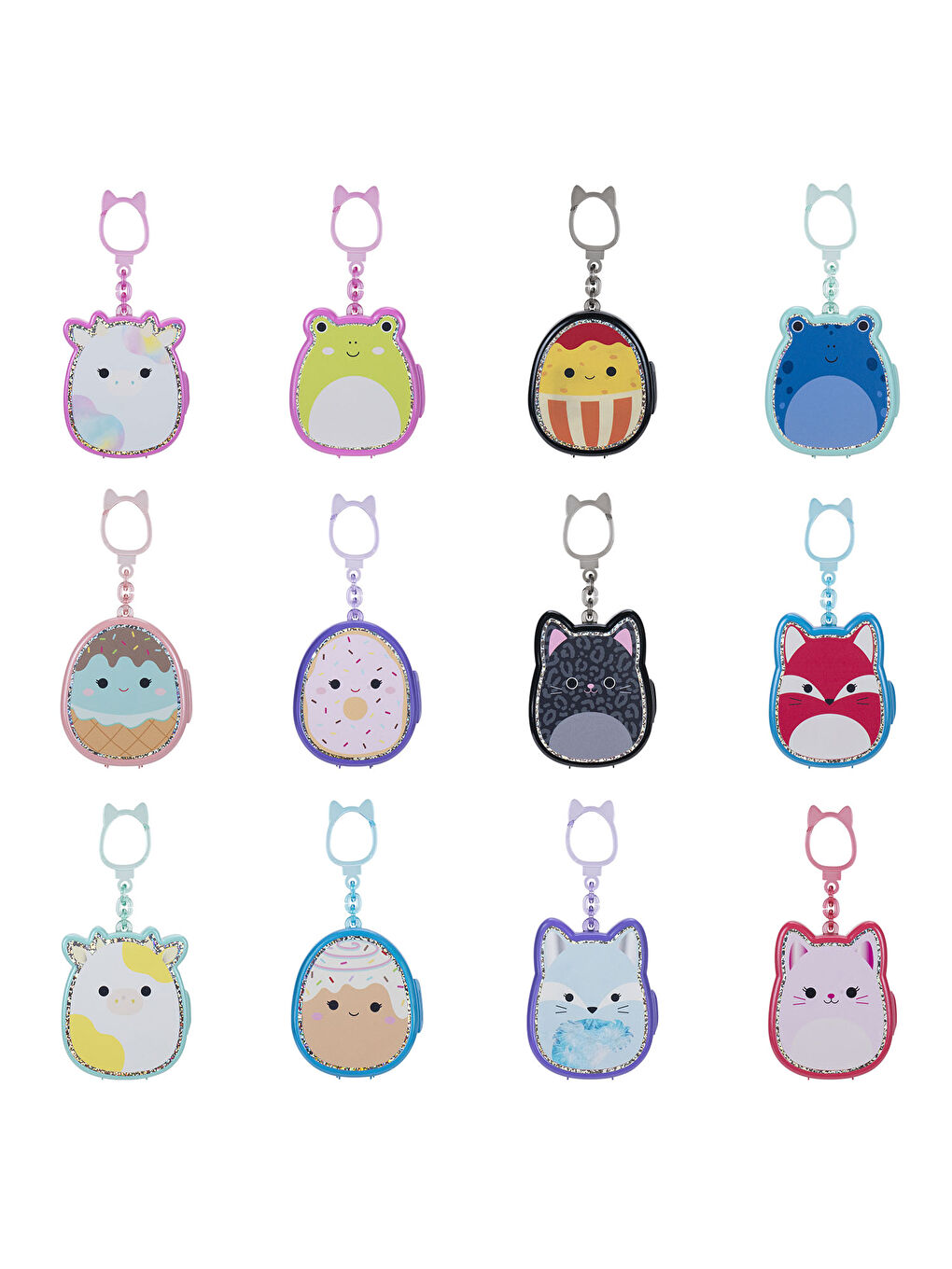 Squish-a-longs 3 Figür + Yüzük Çantalı Sürpriz Paket Seri 2 AL0075-1