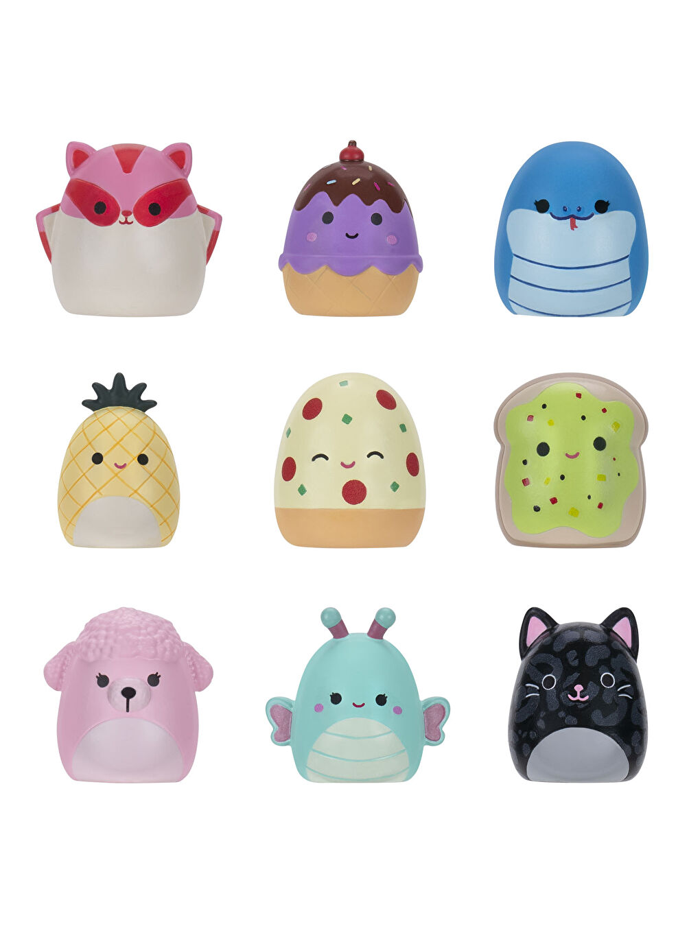 Squish-a-longs 3 Figür + Yüzük Çantalı Sürpriz Paket Seri 2 AL0075-2