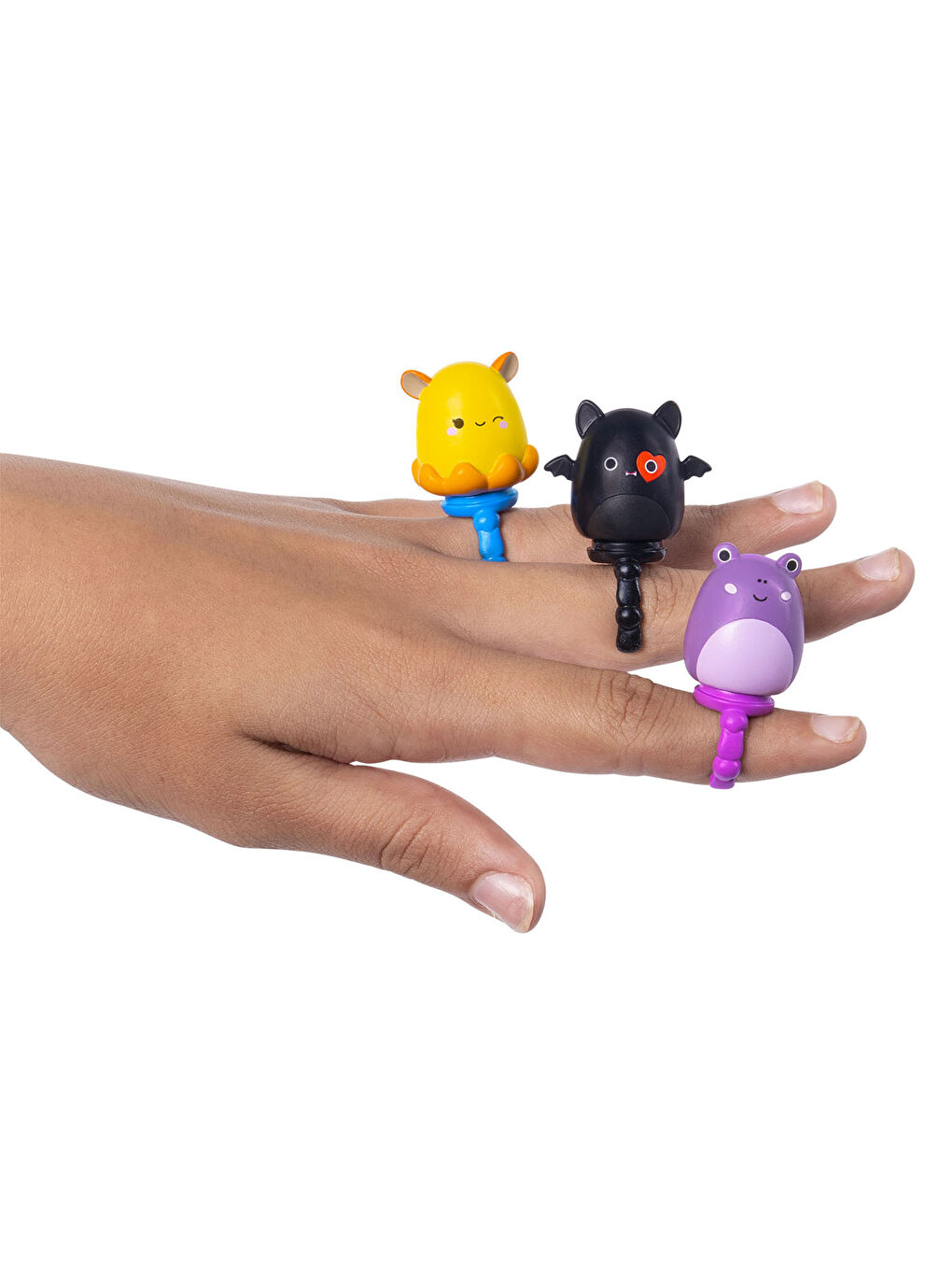 Squish-a-longs 3 Figür + Yüzük Çantalı Sürpriz Paket Seri 2 AL0075-3