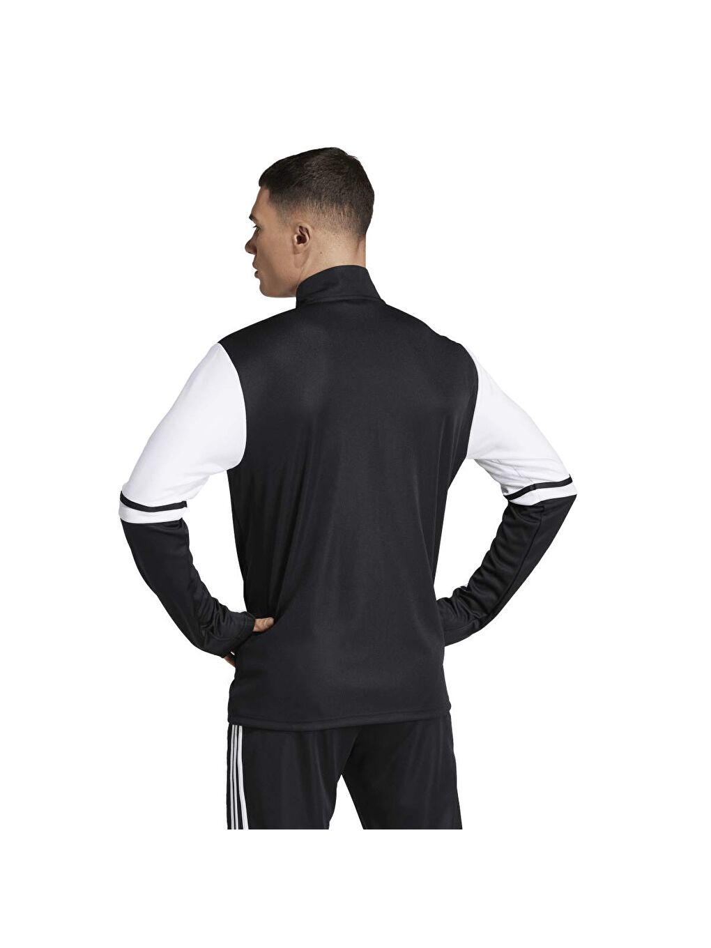 Karışık Sq25 Training Erkek Dik Yaka Fermuarlı Sweatshirt-1