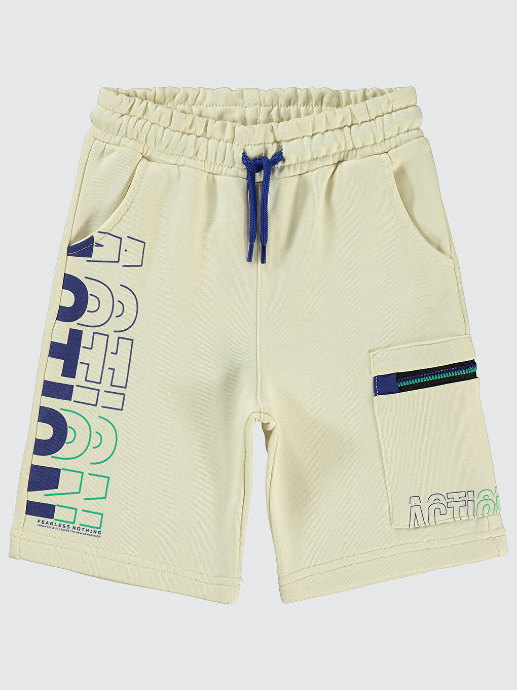 Beyaz Boys Erkek Çocuk Kapri 6-9 Yaş Tebeşir