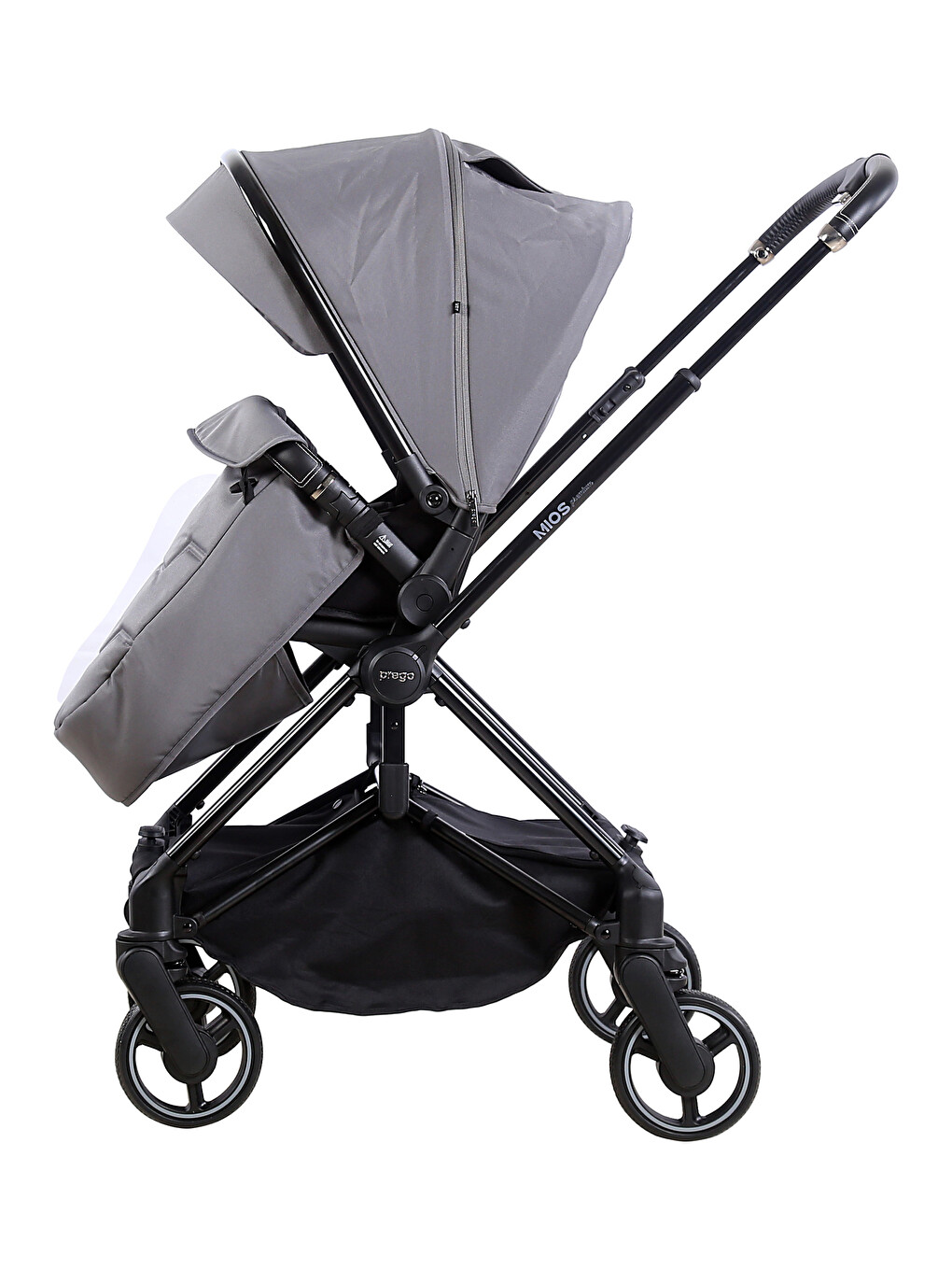 Mios Premium İ-size Koldan Çift Yönlü Travel Bebek Arabası-4