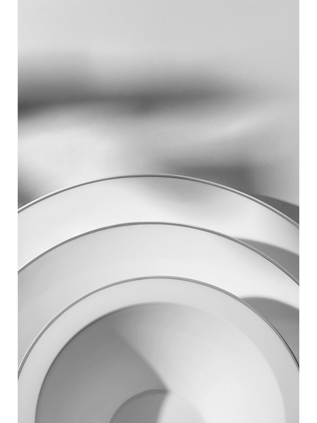 Beyaz Siena Platin Majestic 57 Parça Porselen Yemek Takımı-3