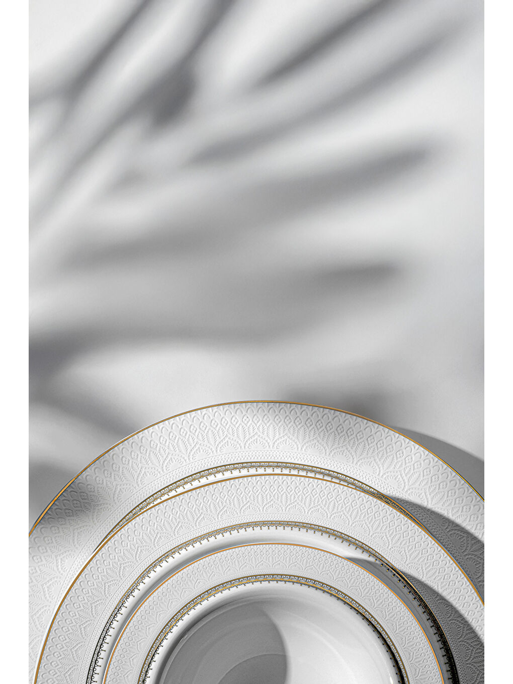 Beyaz Margaret Lisa 57 Parça Porselen Yemek Takımı-1