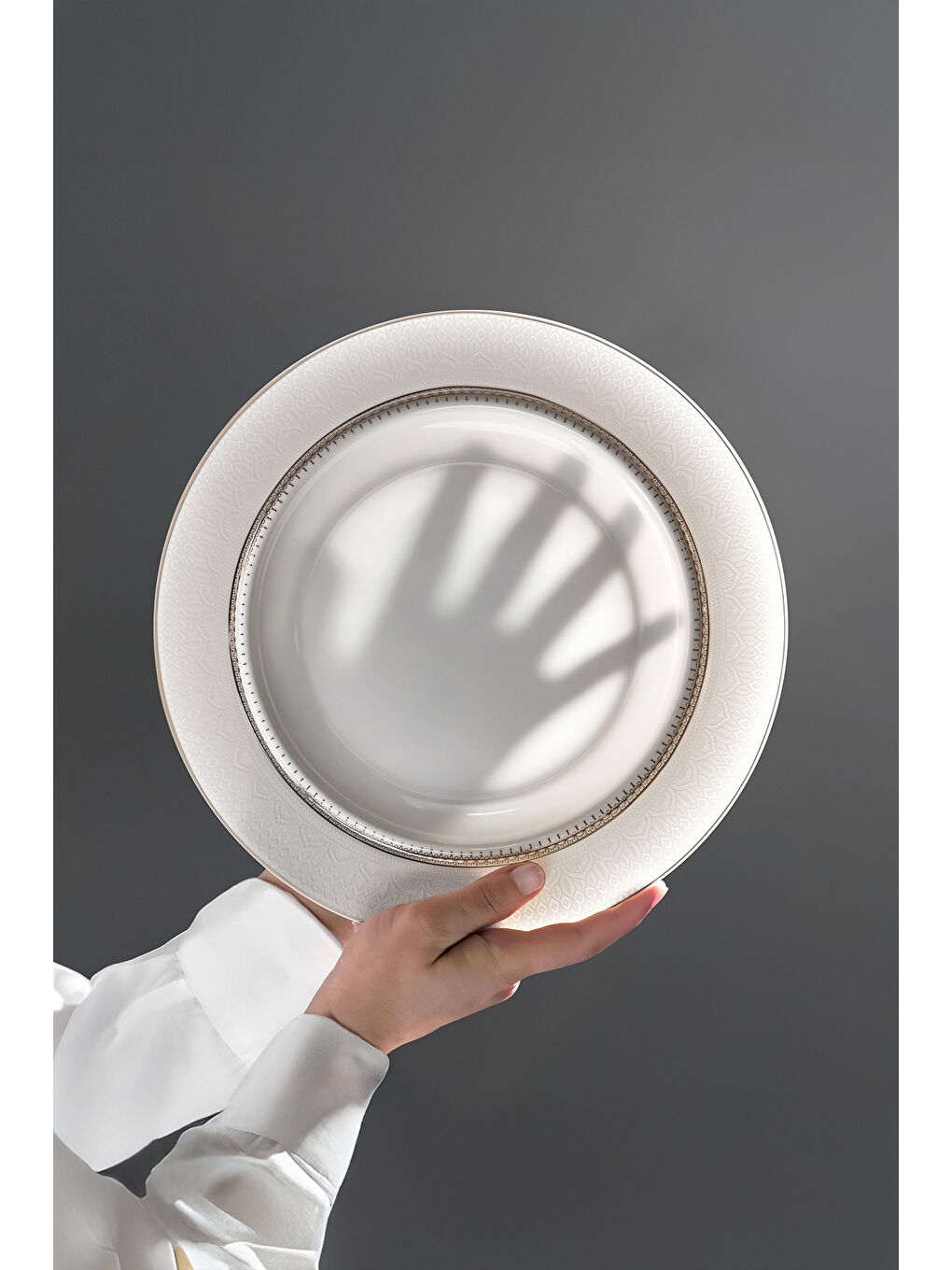 Beyaz Margaret Lisa 57 Parça Porselen Yemek Takımı-4