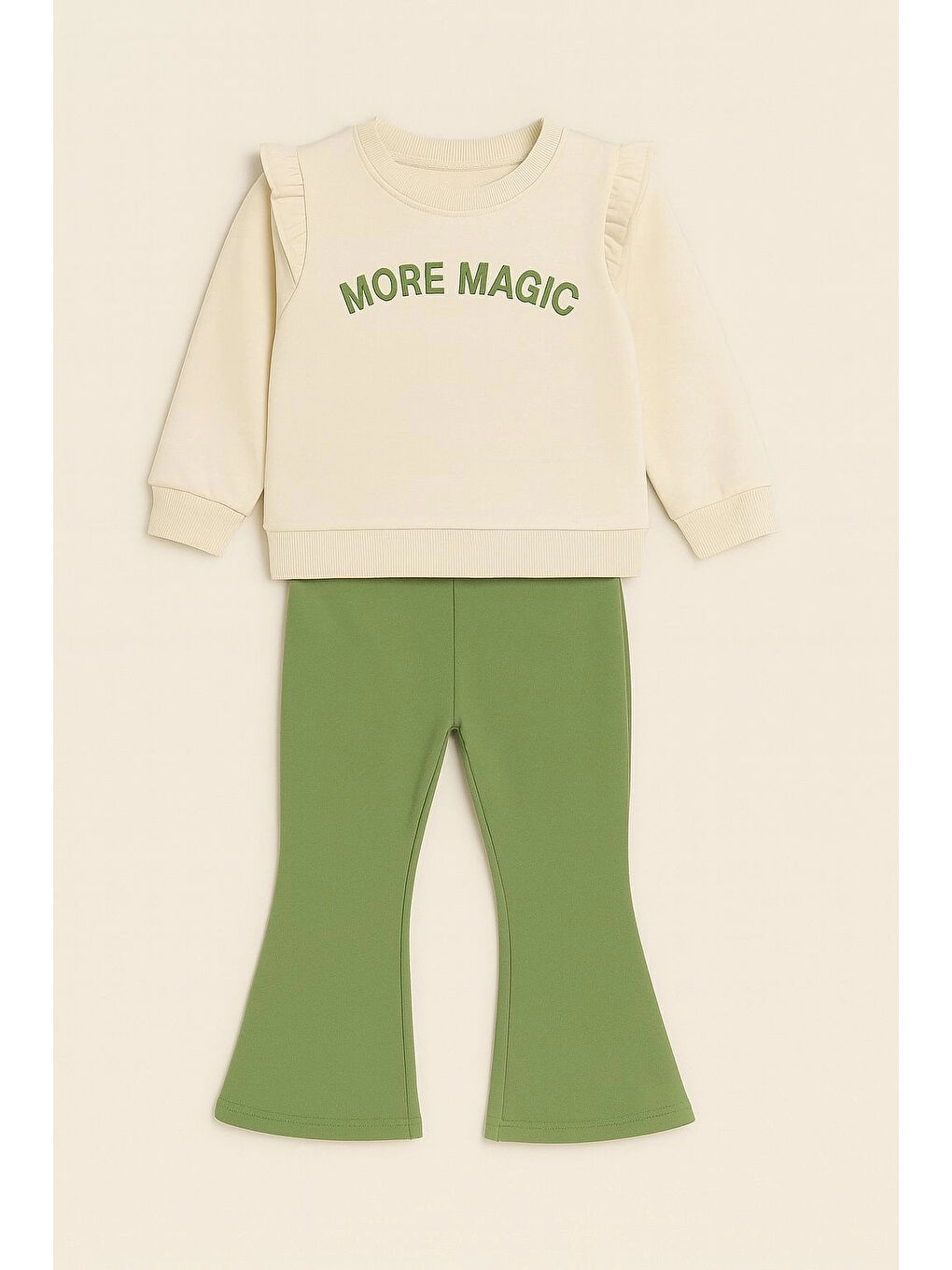 Ekru More Magic Nakışlı Kız Takım 20153-1