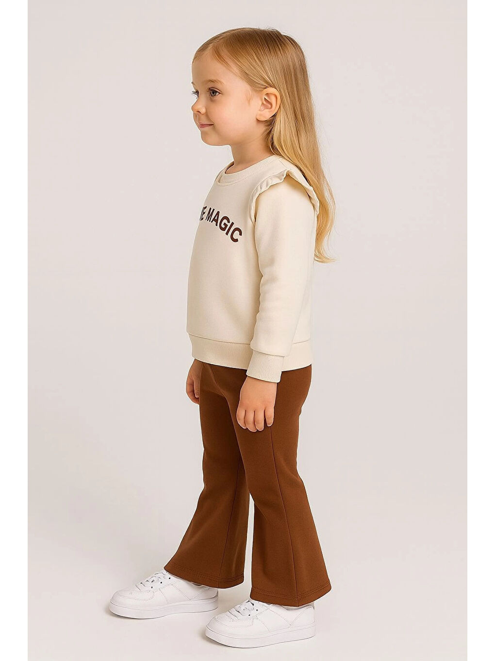 Bej More Magic Nakışlı Kız Takım 20153-1